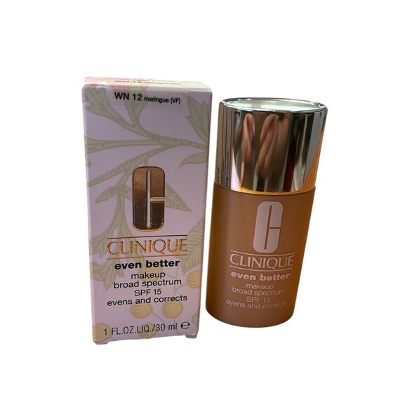 Clinique Even Better Makeup Broad Spectrum SPF 15 Discontinued Formula -WN12 - Picture 1 of 8